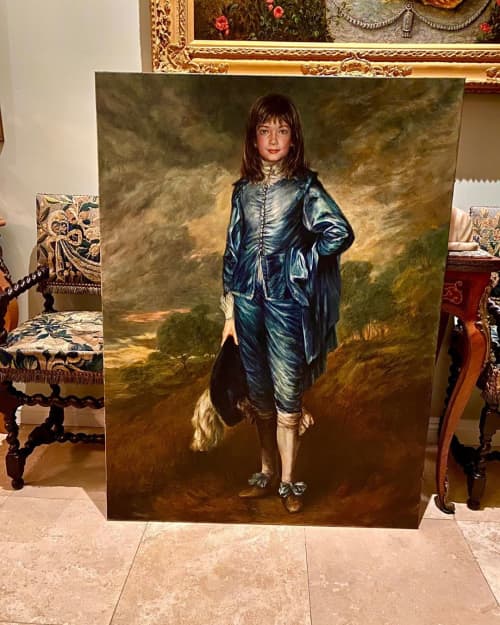 Blue Boy by Jennifer Chapman Design Wescover Paintings