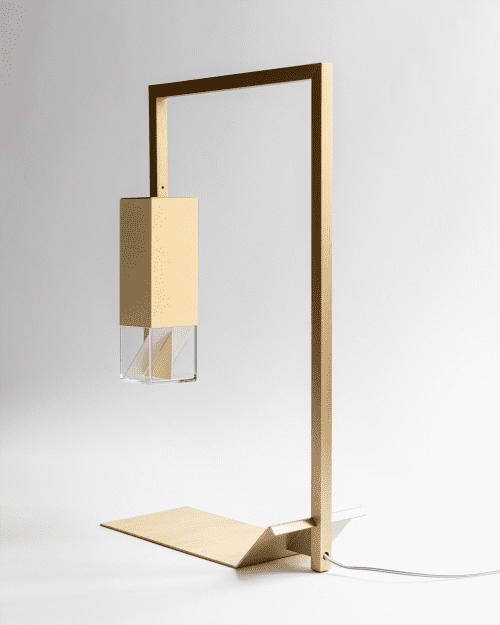 Lamp/Two Brass | Table Lamp in Lamps by Formaminima. Item composed of brass in contemporary style