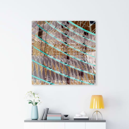 Golden Urban 00643 | Prints by Petra Trimmel. Item made of wood & metal