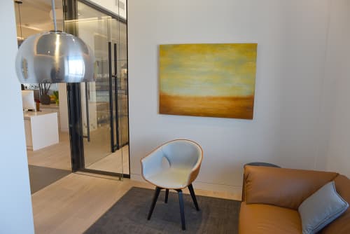 Open Spaces | Oil And Acrylic Painting in Paintings by Linda Cordner. Item made of synthetic