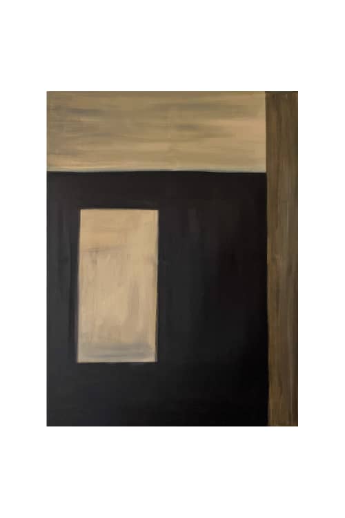 Right through , 30 x 40 original painting | Oil And Acrylic Painting in Paintings by Marilyn Bean. Item made of canvas works with minimalism & mid century modern style