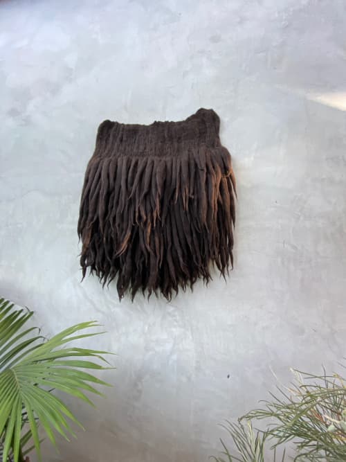 Seed No.022: Sanglier | Tapestry in Wall Hangings by Taiana. Item made of fabric & fiber