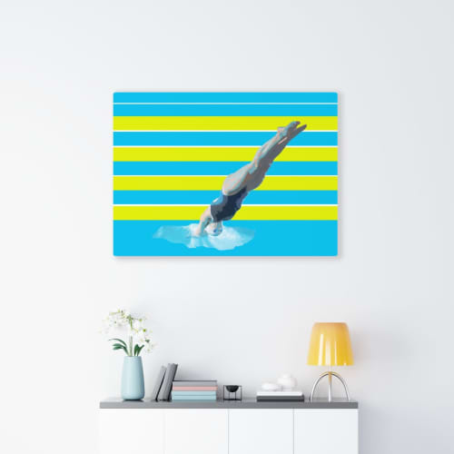 Summertime 003 | Photography by Petra Trimmel. Item made of canvas with paper