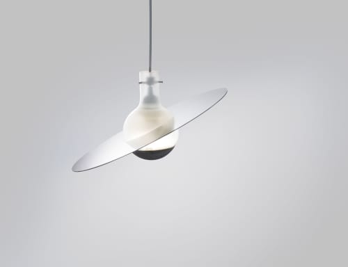 SPLIT - Lamp | Pendants by Hyfen by HCWD Studio. Item composed of steel and glass