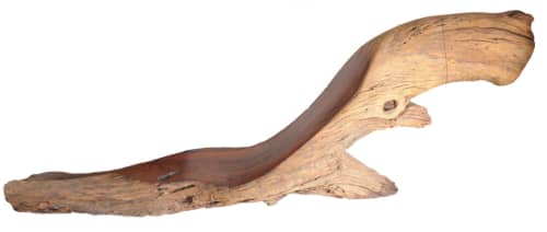 Reclining red | Sculptures by Andrew Chaplin. Item composed of wood