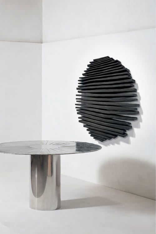 SHADOW — Noir Eclipse | SIZMARI Studio | Sculptures by Sizmari. Item composed of fiber