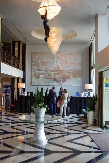 US Capitol Painting | Oil And Acrylic Painting in Paintings by Houben R. T. | LA CASA DEL HABANO RADISSON BLU HOTEL in Sofia. Item made of canvas with synthetic
