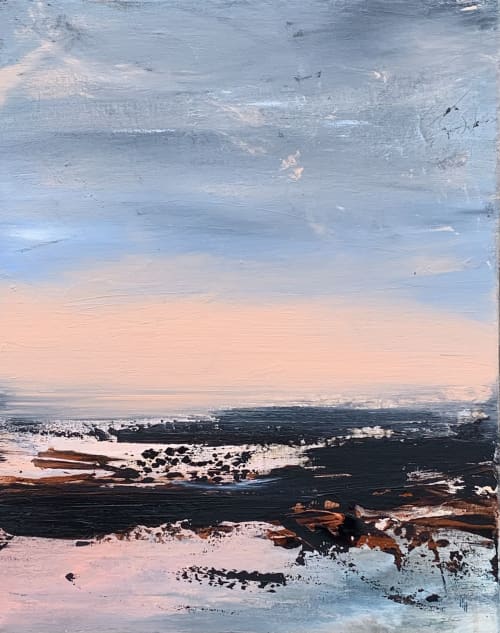Deserted | Oil And Acrylic Painting in Paintings by Helenehardyart. Item composed of canvas