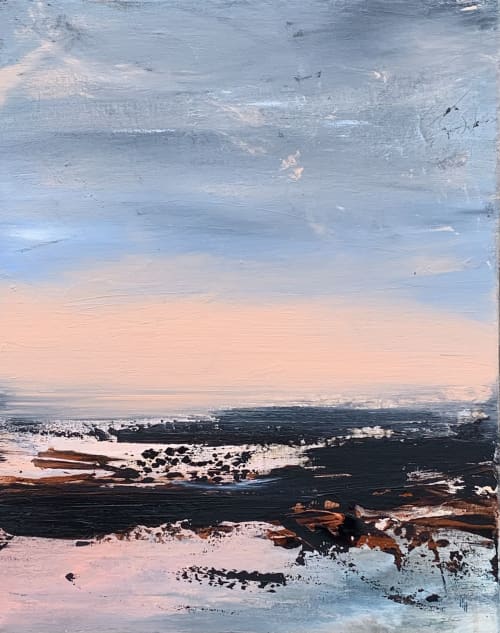 Deserted | Oil And Acrylic Painting in Paintings by Helenehardyart. Item composed of canvas