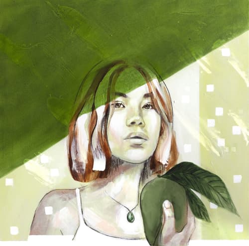 Soothe | Oil And Acrylic Painting in Paintings by Hannah Chloe. Item made of canvas with synthetic