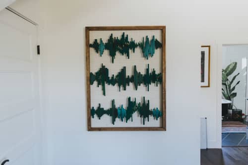 Sound Waves of Love | Mixed Media by Corrie in Color