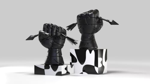 Hiii Power | Sculptures by Johnny Draco