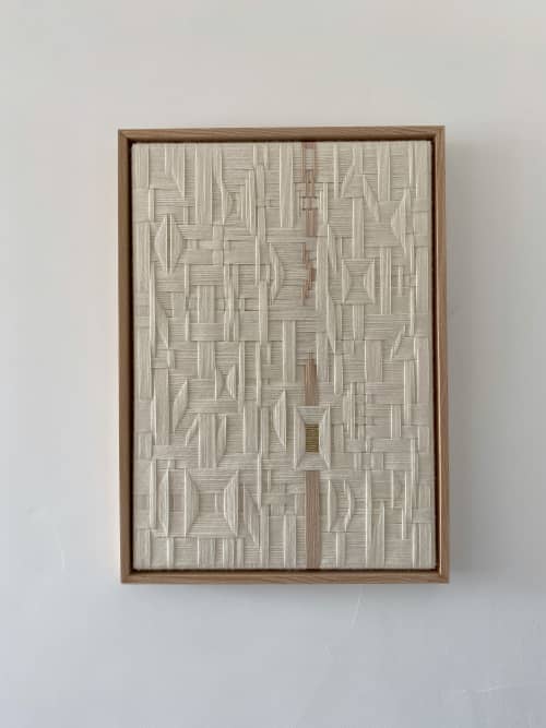 Render 002 | Tapestry in Wall Hangings by Anita Meades. Item composed of wood and wool in minimalism or contemporary style