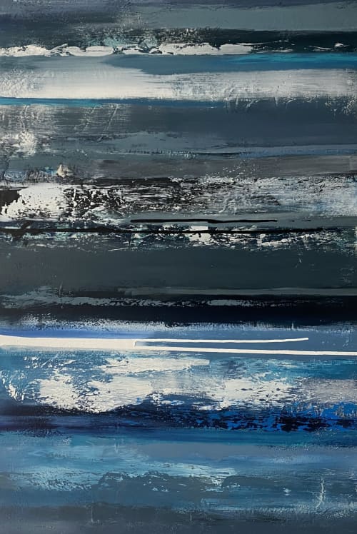 Ashcroft Painting #3 | Oil And Acrylic Painting in Paintings by Alice Lipping | Ashcroft Capital in New York. Item made of canvas & synthetic