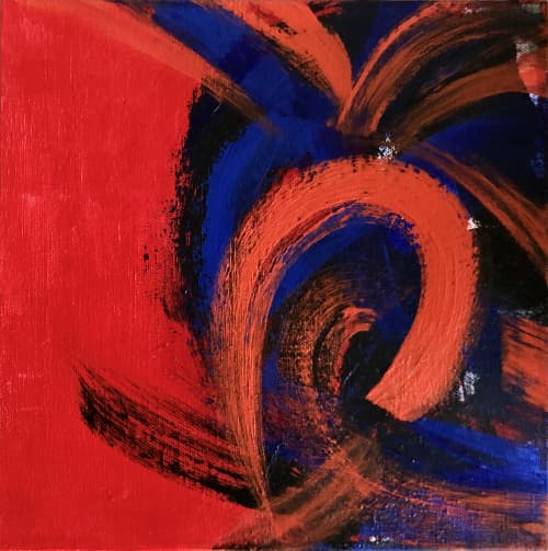 Walking With Confidence | Oil And Acrylic Painting in Paintings by Reade C Gloeckner Fine Art. Item composed of canvas and synthetic