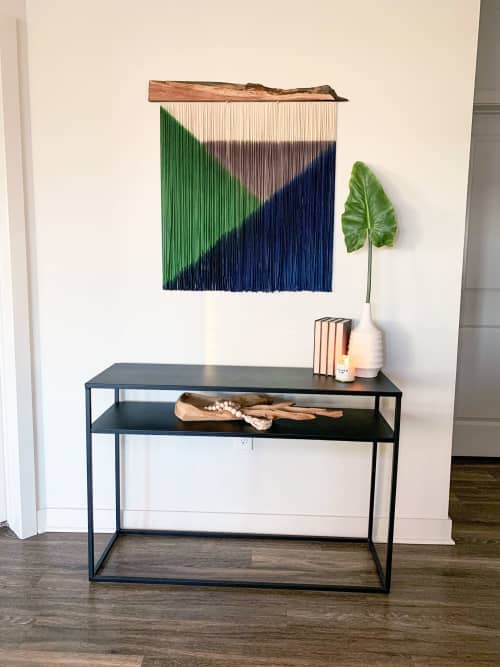 The Landing I Macrame Wall Hanging / Fiber Art | Tapestry in Wall Hangings by Jay Durán @ J. Durán Art + Home | Dallas in Dallas. Item composed of cotton and fiber