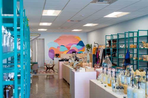 Mission Refill- Goleta CA | Street Murals by Blaise Danio | Mission Refill - Sustainable Goods Store in Goleta. Item made of synthetic