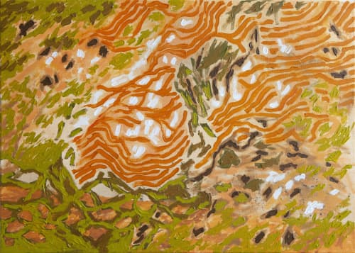 Where the Dust Remains | Oil And Acrylic Painting in Paintings by PUGMATIK. Item made of canvas works with contemporary style