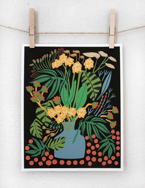 Arrangement Art Print | Prints by Leah Duncan. Item composed of paper compatible with mid century modern and contemporary style