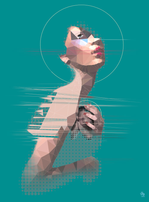 Mother and Child | Prints by Russ Snedker. Item composed of paper