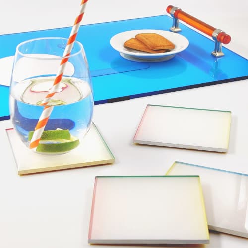 Parchis Coaster Set of 4 | Tableware by 204 Haus Crafters. Item made of synthetic compatible with boho and minimalism style