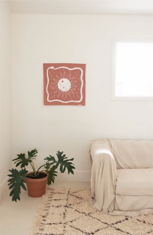 Desert Bandana | Tapestry in Wall Hangings by Elana Gabrielle. Item composed of cotton