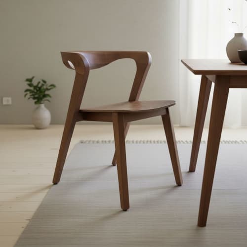 Arco Wooden Dining Chair | Chairs by Kleinhaus Furniture. Item compatible with modern style
