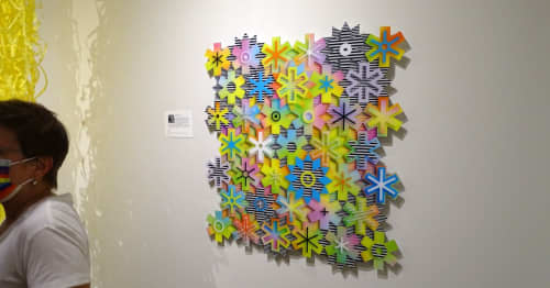 ASTERISCUS I | Mixed Media by Andrew Reach. Item composed of aluminum & synthetic