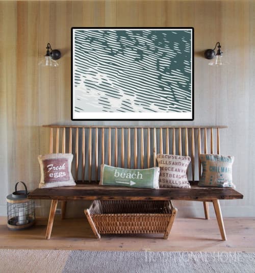 OCEAN RIPPLE LIMITED EDITION PRINT | Prints by Richard Gene Barbera. Item composed of paper