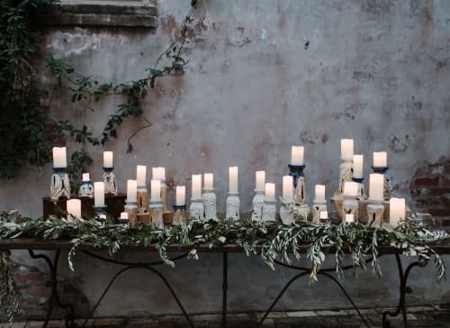 Candle Holders | Decorative Objects by Lora Rust Ceramics | Race and Religious in New Orleans. Item made of ceramic