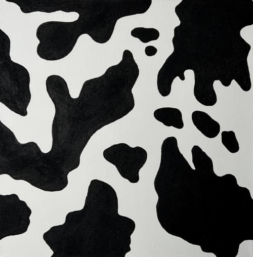 Cow Pattern | Mixed Media by IRENA TONE. Item compatible with minimalism and eclectic & maximalism style