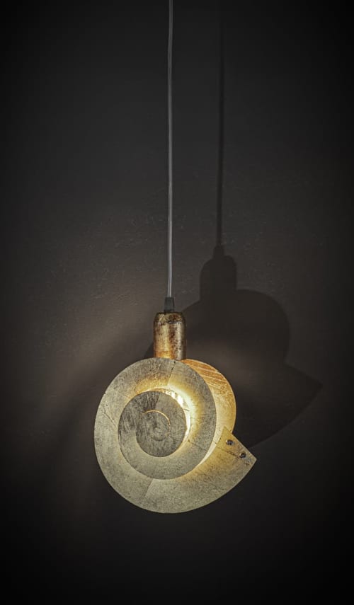 "Life Spiral" | Pendants by F+M FOS - Anna Maria Fragiskos Bitros. Item composed of metal