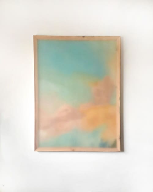 'a garden of small beginnings' | Oil And Acrylic Painting in Paintings by caitlin carney. Item composed of synthetic