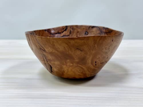 Exotic wood-turned bowl | Decorative Bowl in Decorative Objects by Wooden Imagination. Item composed of wood