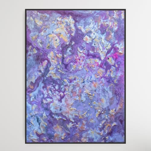 Interstellar | Mixed Media by Soulscape Fine Art + Design by Lauren Dickinson. Item composed of canvas in contemporary style