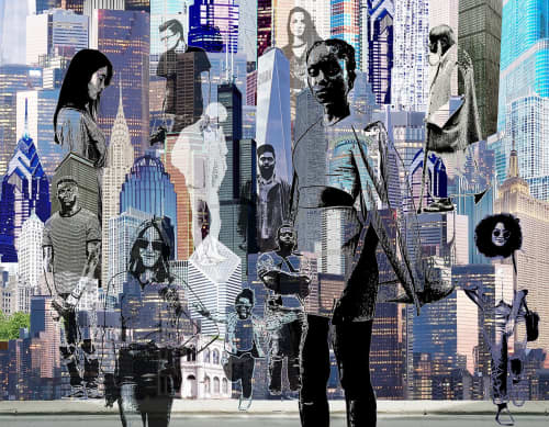 Notice - Photomontage - Photography | Photography by Beth Kerschen. Item made of aluminum & paper