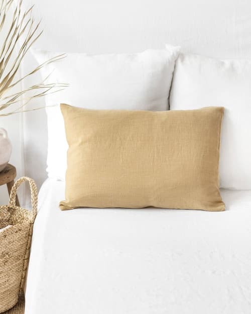 Linen Pillowcase | Pillows by MagicLinen. Item composed of fabric
