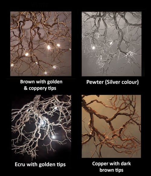 Roots Large | Sconces by F+M FOS - Anna Maria Fragiskos Bitros. Item made of copper