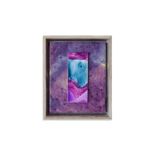 SERIES VI COLLAGE RISORSE I | Mixed Media by Kim Fonder. Item composed of wood and paper