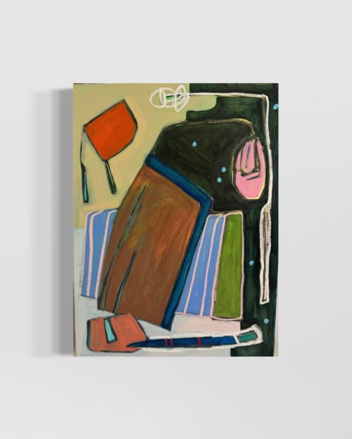 Listen 5 | Paintings by Rebekah Andrade. Item composed of canvas compatible with contemporary and modern style