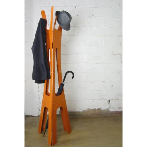 Merkled Coat Rack | Storage by Merkled Studio. Item composed of aluminum