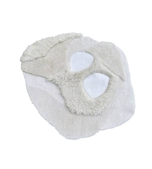 Large textured rug - Bliss | Area Rug in Rugs by Kristina Kazantseva. Item made of wool & fiber compatible with minimalism and contemporary style