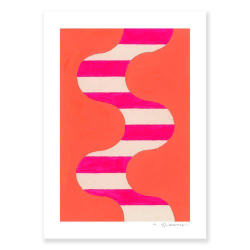 Letter J | Prints by Christina Flowers. Item made of paper compatible with contemporary and eclectic & maximalism style