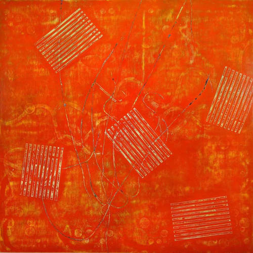 Manifest Destiny III | Oil And Acrylic Painting in Paintings by Marie Bourget | San Francisco in San Francisco. Item made of canvas