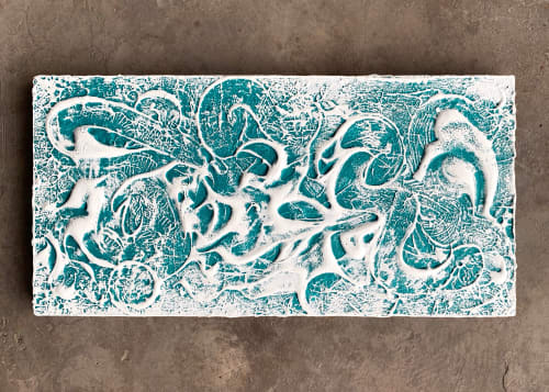 Birth of Form: Ocean Version (SOLD) | Oil And Acrylic Painting in Paintings by Alessia Lu. Item made of canvas works with contemporary & coastal style