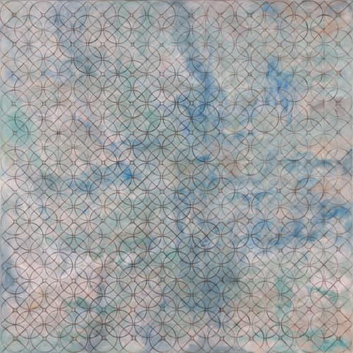 Cloud Currency | Oil And Acrylic Painting in Paintings by Sally K. Smith. Item composed of canvas