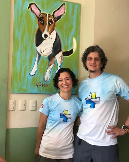 Quepos Portrait | Oil And Acrylic Painting in Paintings by Lulu Bella Art. Item composed of canvas
