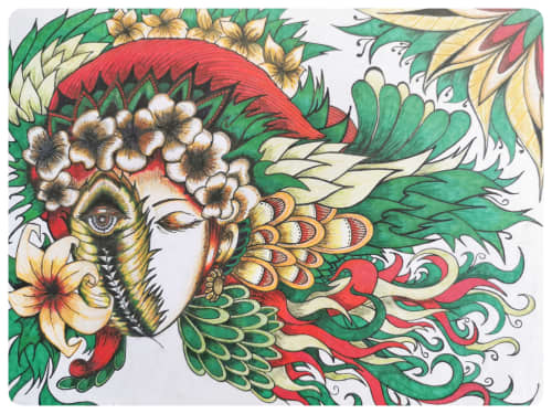 Line Art, Visual Style, art Print | Prints by CHRISTIAN HERNANDEZ | Calamba in Calamba. Item made of paper
