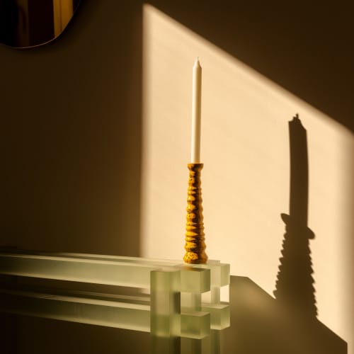 Ceramic Candleholder | Candle Holder in Decorative Objects by Viso Project. Item composed of ceramic in modern style