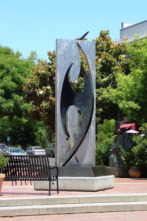 Bird | Public Sculptures by Riis Burwell | Geyserville Park & Ride in Geyserville